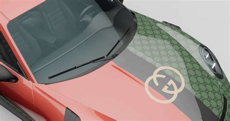 gucci snake vinyl for car